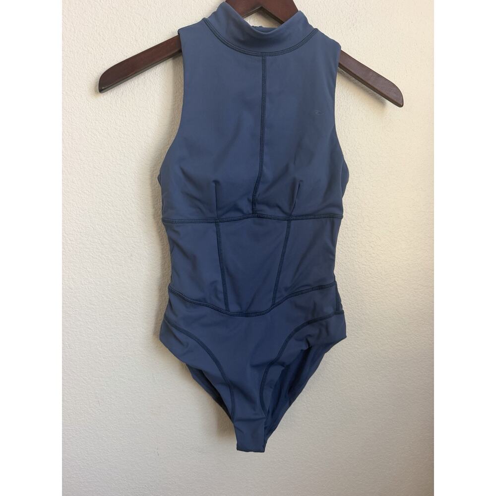 Rip Curl Mirage Ultimate Good Coverage OnePiece Surfsuit Swimsuit Vtg Blue XXS - Picture 3 of 11